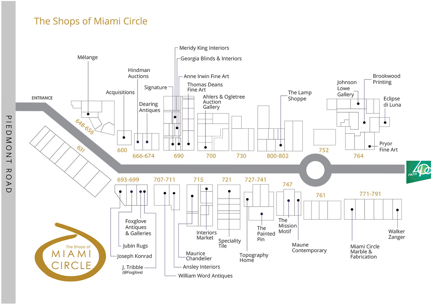 Miami Circle Map